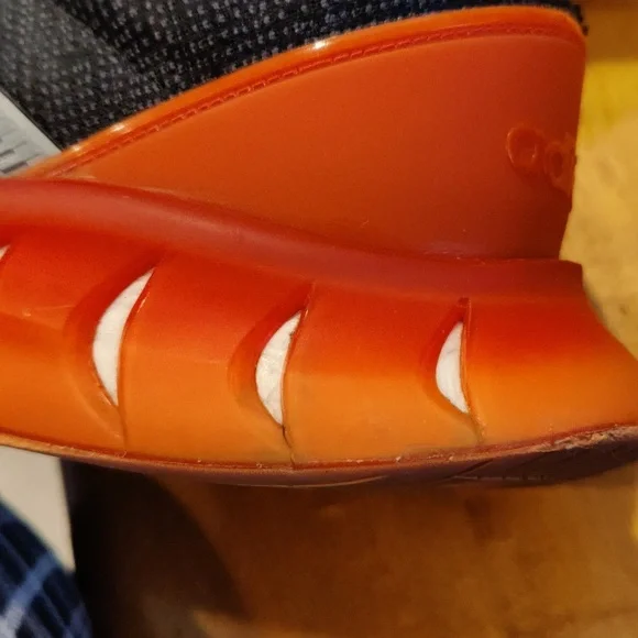 Adidas Kaptir Super Trail running shoes black orange white and gray size 9 - Picture 11 of 11